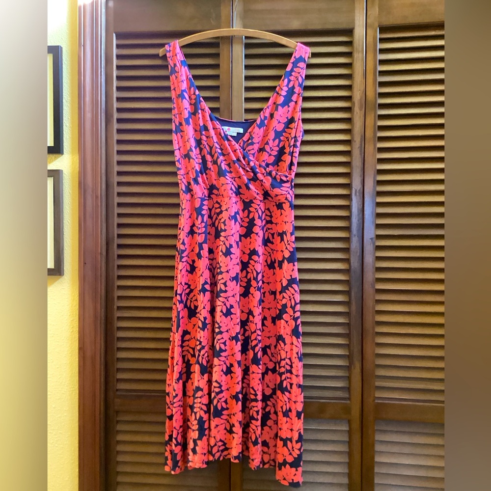 Boden jersey faux-wrap sundress, size 10L